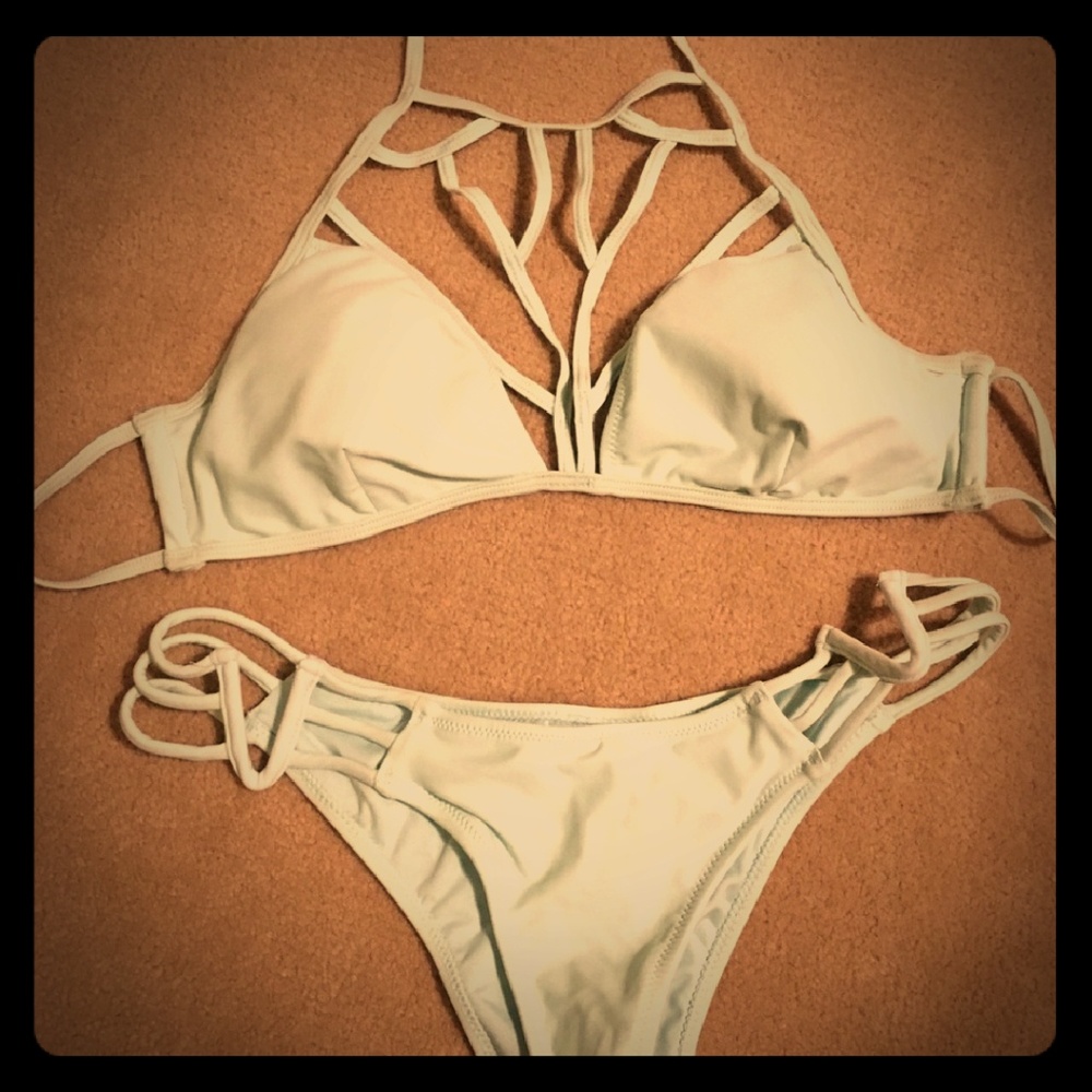 Strappy swim suit